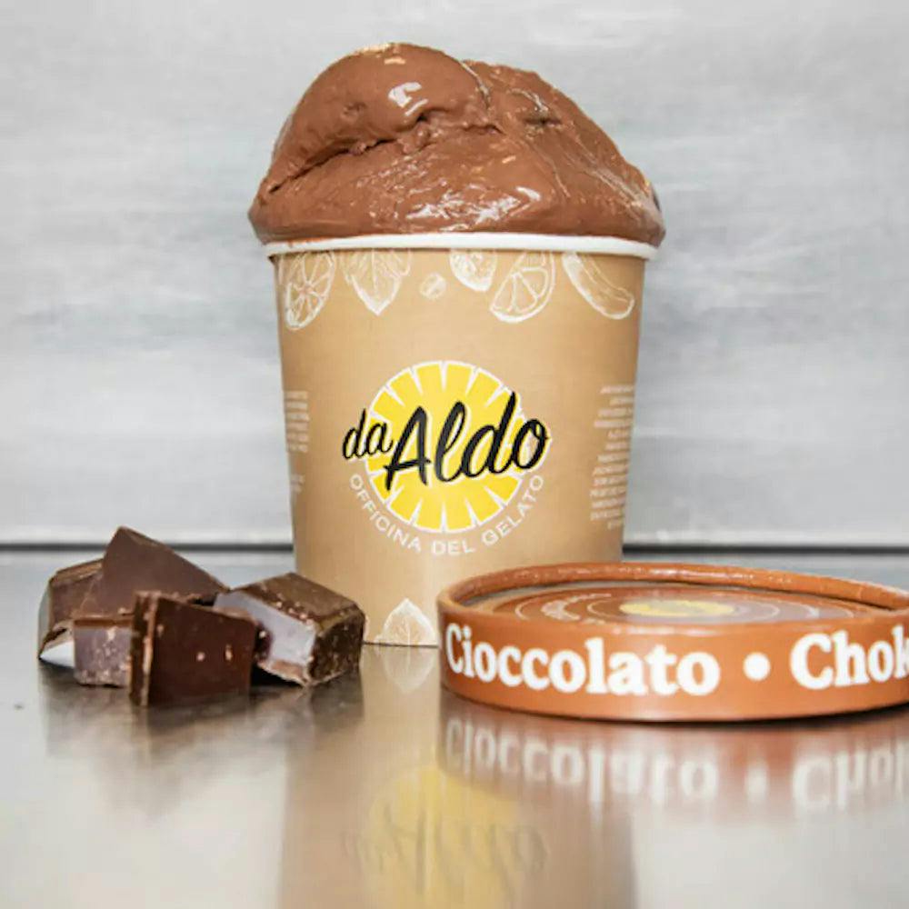 Gelato al Cioccolato - Chokladglass 330ml fryst - cioccolato-da-aldo